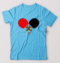 Load image into Gallery viewer, Table Tennie (TT) T-Shirt for Men-Light Blue-Ektarfa.online