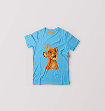 Load image into Gallery viewer, Lion King Simba Kids T-Shirt for Boy/Girl-Light Blue-Ektarfa.online