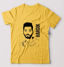 Load image into Gallery viewer, Hardik Pandya T-Shirt for Men-Golden Yellow-Ektarfa.online