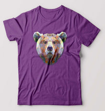 Load image into Gallery viewer, Bear T-Shirt for Men-Purpul-Ektarfa.online