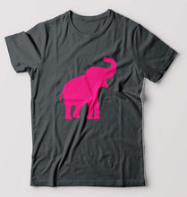Load image into Gallery viewer, Pink Elephant T-Shirt for Men-Steel grey-Ektarfa.online