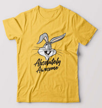 Load image into Gallery viewer, Rabbit Bunny T-Shirt for Men-Golden Yellow-Ektarfa.online
