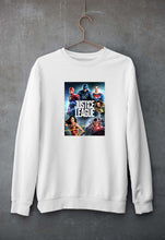 Load image into Gallery viewer, Justice League Unisex Sweatshirt for Men/Women-White-Ektarfa.online