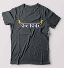 Load image into Gallery viewer, Kalakar T-Shirt for Men-Steel grey-Ektarfa.online