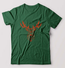 Load image into Gallery viewer, Deer T-Shirt for Men-Bottle Green-Ektarfa.online