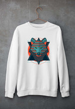 Load image into Gallery viewer, Fox Wolf Unisex Sweatshirt for Men/Women-White-Ektarfa.online