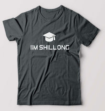 Load image into Gallery viewer, IIM Shillong T-Shirt for Men-Steel grey-Ektarfa.online