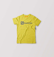 Load image into Gallery viewer, Deutsche Bank Kids T-Shirt for Boy/Girl-Mustard Yellow-Ektarfa.online