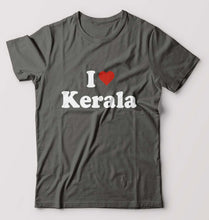 Load image into Gallery viewer, I Love Kerala T-Shirt for Men-Charcoal-Ektarfa.online