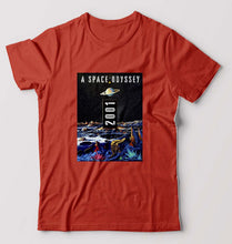 Load image into Gallery viewer, 2001 A Space Odyssey T-Shirt for Men-Brick Red-Ektarfa.online