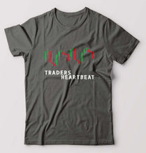 Load image into Gallery viewer, Trader Share Market T-Shirt for Men-Charcoal-Ektarfa.online