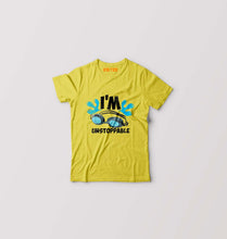 Load image into Gallery viewer, Swimming Kids T-Shirt for Boy/Girl-Yellow-Ektarfa.online