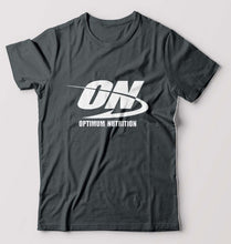 Load image into Gallery viewer, optimum nutrition (ON) T-Shirt for Men-Steel grey-Ektarfa.online
