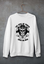 Load image into Gallery viewer, Poker Unisex Sweatshirt for Men/Women-White-Ektarfa.online