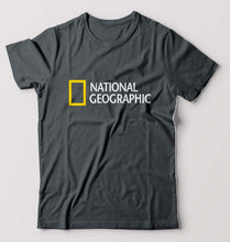 Load image into Gallery viewer, National Geographic T-Shirt for Men-Steel grey-Ektarfa.online