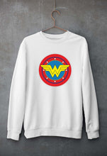 Load image into Gallery viewer, Wonder Woman Superhero Unisex Sweatshirt for Men/Women-White-Ektarfa.online