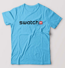 Load image into Gallery viewer, Swatch T-Shirt for Men-Light Blue-Ektarfa.online