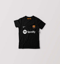 Load image into Gallery viewer, Barcelona 2022-23 Kids T-Shirt for Boy/Girl-Black-Ektarfa.online