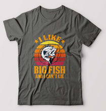 Load image into Gallery viewer, Fishing T-Shirt for Men-Charcoal-Ektarfa.online