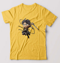 Load image into Gallery viewer, Attack on Titan T-Shirt for Men-Golden Yellow-Ektarfa.online