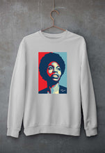 Load image into Gallery viewer, Nina Simone Unisex Sweatshirt for Men/Women-Grey Melange-Ektarfa.online