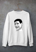 Load image into Gallery viewer, Yao Ming Face(Bitch Please) Unisex Sweatshirt for Men/Women-White-Ektarfa.online