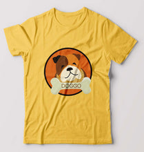Load image into Gallery viewer, Dog T-Shirt for Men-Golden Yellow-Ektarfa.online