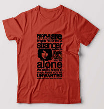 Load image into Gallery viewer, Jim Morrison T-Shirt for Men-Brick Red-Ektarfa.online