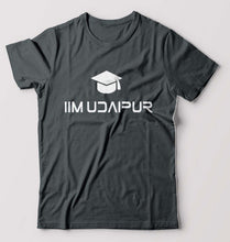 Load image into Gallery viewer, IIM Udaipur T-Shirt for Men-Steel grey-Ektarfa.online