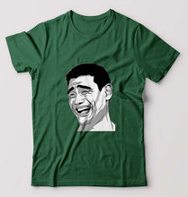 Load image into Gallery viewer, Yao Ming Face(Bitch Please) T-Shirt for Men-Bottle Green-Ektarfa.online