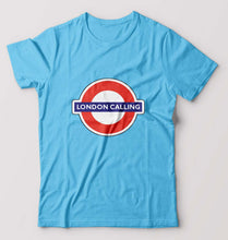 Load image into Gallery viewer, London Calling T-Shirt for Men-Light Blue-Ektarfa.online