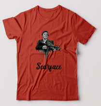 Load image into Gallery viewer, Scarface T-Shirt for Men-Brick Red-Ektarfa.online