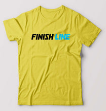 Load image into Gallery viewer, Finish Line T-Shirt for Men-Yellow-Ektarfa.online