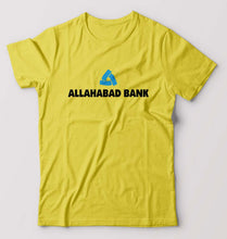 Load image into Gallery viewer, Allahabad Bank T-Shirt for Men-Yellow-Ektarfa.online