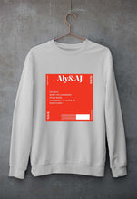 Load image into Gallery viewer, Aly & AJ Unisex Sweatshirt for Men/Women-Grey Melange-Ektarfa.online