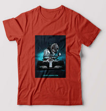 Load image into Gallery viewer, Lewis Hamilton F1 T-Shirt for Men-Brick Red-Ektarfa.online