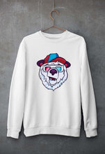 Load image into Gallery viewer, Bear Unisex Sweatshirt for Men/Women-White-Ektarfa.online