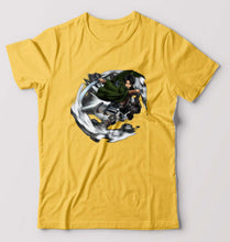 Load image into Gallery viewer, Attack on Titan T-Shirt for Men-Golden Yellow-Ektarfa.online