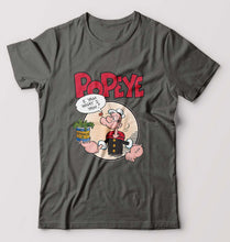 Load image into Gallery viewer, Popeye T-Shirt for Men-Charcoal-Ektarfa.online