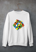 Load image into Gallery viewer, Rubik's Cube Unisex Sweatshirt for Men/Women-White-Ektarfa.online