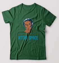 Load image into Gallery viewer, Space T-Shirt for Men-Bottle Green-Ektarfa.online