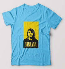 Load image into Gallery viewer, Nirvana T-Shirt for Men-Light Blue-Ektarfa.online