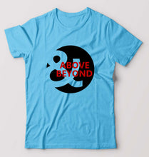 Load image into Gallery viewer, Above & Beyond T-Shirt for Men-Light Blue-Ektarfa.online