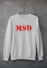 Load image into Gallery viewer, MS Dhoni (MSD) Unisex Sweatshirt for Men/Women-Grey Melange-Ektarfa.online