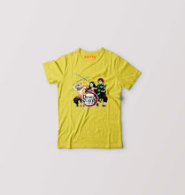Load image into Gallery viewer, Demon Slayer Kids T-Shirt for Boy/Girl-Yellow-Ektarfa.online