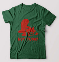 Load image into Gallery viewer, Rocket Raccoon Lazy Not Today T-Shirt for Men-Bottle Green-Ektarfa.online