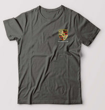Load image into Gallery viewer, Porsche Pocket Logo T-Shirt for Men-Charcoal-Ektarfa.online
