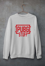 Load image into Gallery viewer, PUBG Stuff Unisex Sweatshirt for Men/Women-Grey Melange-Ektarfa.online