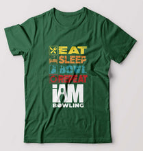 Load image into Gallery viewer, Bowling T-Shirt for Men-Bottle Green-Ektarfa.online