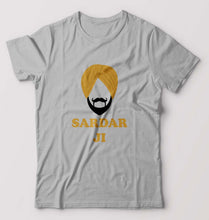 Load image into Gallery viewer, Sardar JI T-Shirt for Men-Grey Melange-Ektarfa.online